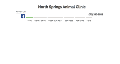 Desktop Screenshot of northspringsanimalclinic.com