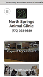 Mobile Screenshot of northspringsanimalclinic.com